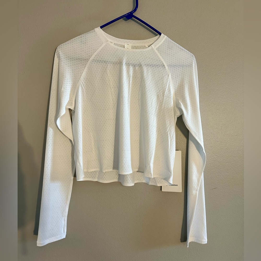 Lululemon Fast and Free Race Length Long Sleeve Shirt. Size 0. New with tags